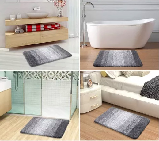 ALFOMBRA DE BAÑO DE MICROFIBRA ABSORBENTE - 4
