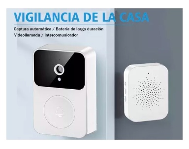 TIMBRE RIQUI INALÁMBRICO EXTERIOR PORTÁTI BLANCO - 7