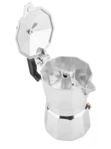 CAFETERA ITALIANA PARA 3 TAZAS ALUMINIO - 4