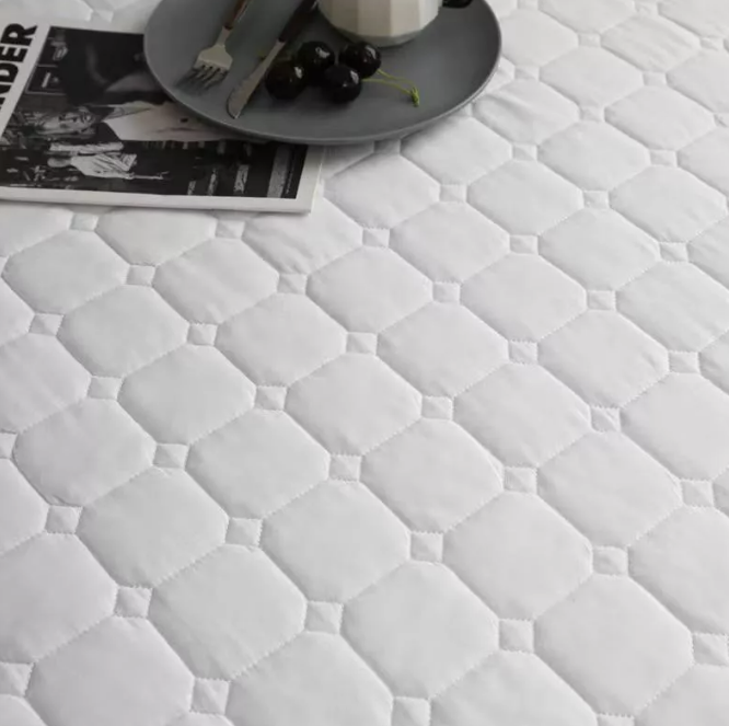 CUBRECAMA QUILT COBERTOR KING BLANCO - 4