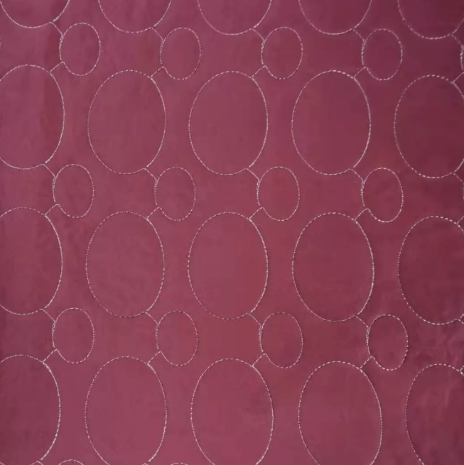 CUBRECAMA QUILT 2 PLAZAS LISO. ROJO - 2