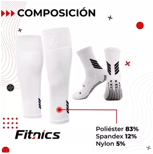 MEDIAS CALCETAS FUTBOL ANTIDESLIZANTE SET 2 - 7