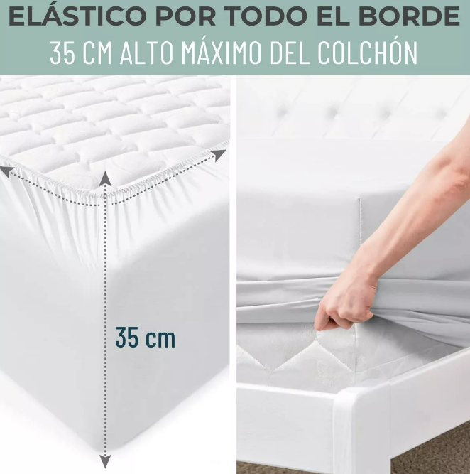 SABANA 1800 1,5 PLAZA ULTRA SUAVE + FUNDA BORDADA - 4