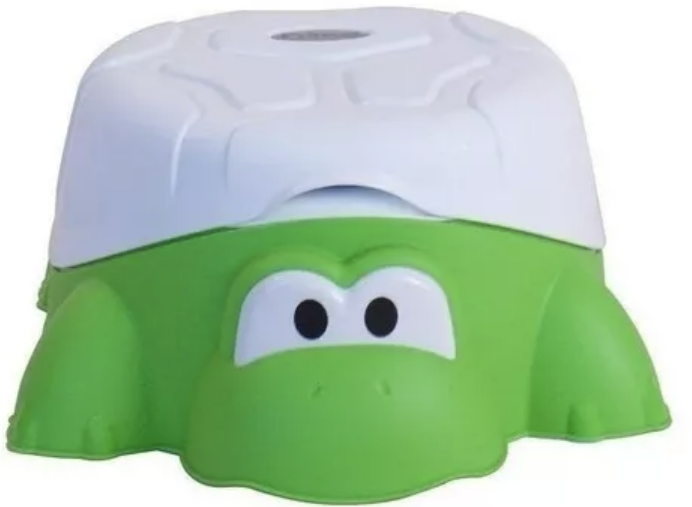 BAÑO ENTRENADOR DE BEBE PRINSEL KELO BANQUITO CONTENDEDOR COLOR VERDE - 3