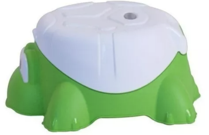BAÑO ENTRENADOR DE BEBE PRINSEL KELO BANQUITO CONTENDEDOR COLOR VERDE - 4