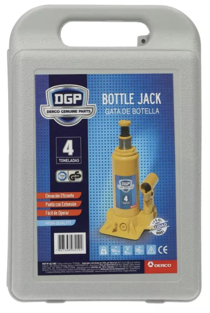 GATA BOTELLA HIDRÁULICA 4 TONELADAS PROFESIONAL CON MALETA - 2
