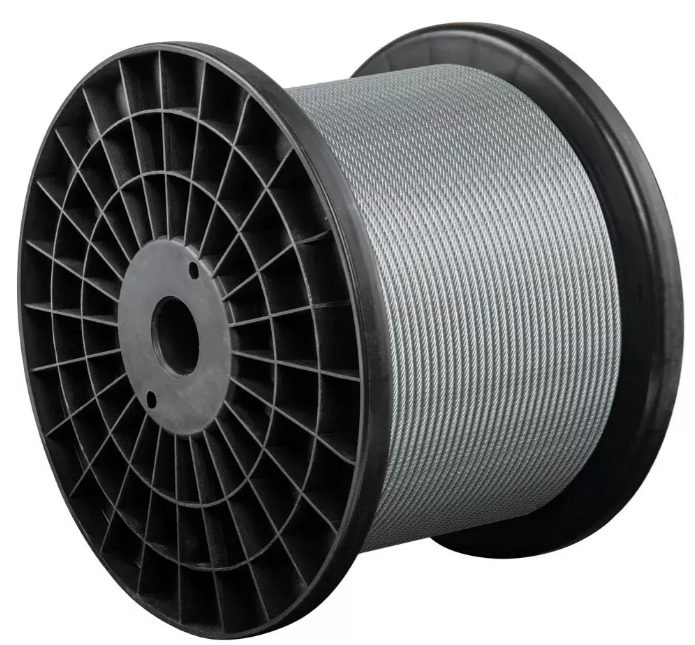 PIOLA RIQUI O CABLE 5 MM ROLLO 100 MTS GALVANIZADO ACERO - 2