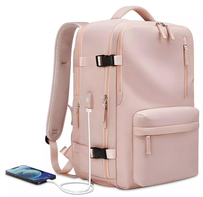 MOCHILA VIAJE NOTEBOOK GRANDE BOLSO IMPERMEABLE EXTENSIBLE - 1