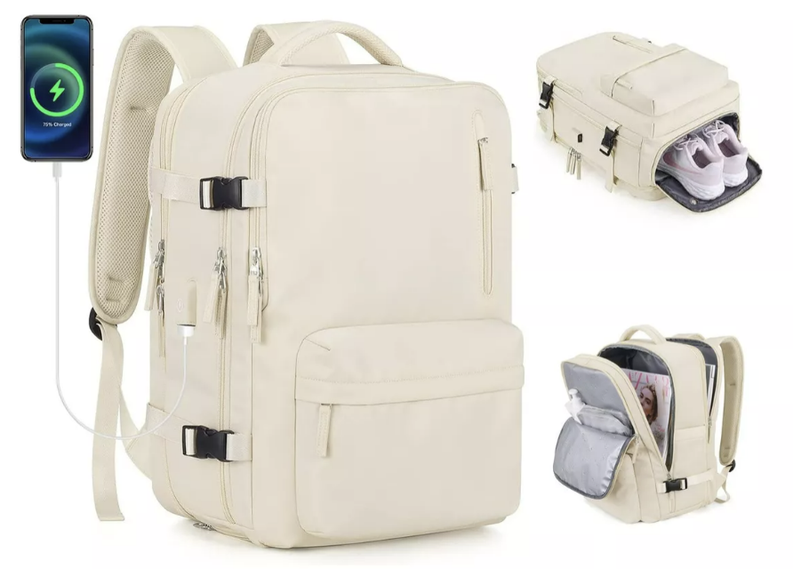 MOCHILA DE VIAJE IMPERMEABLE AVIÓN APROBADO CAPACIDAD DE 40L - 2