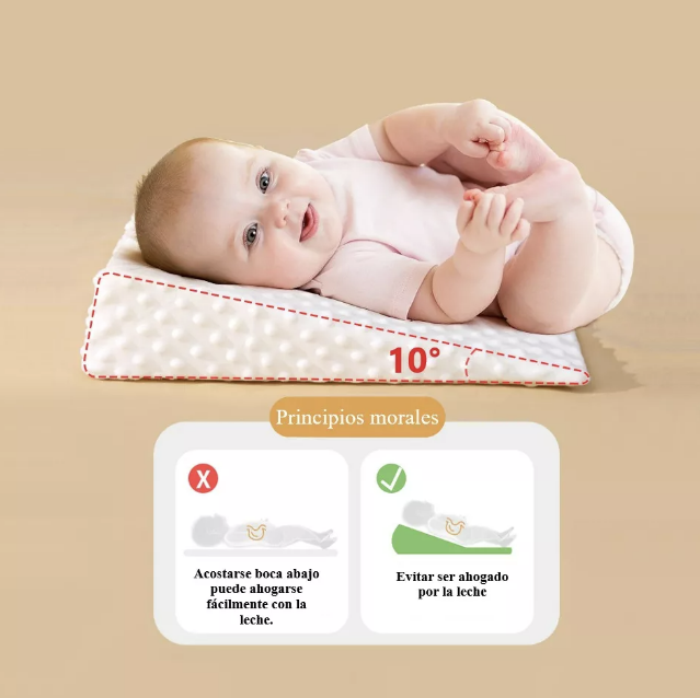 COJÍN ALMOHADA ANTI-REFLUJO PARA BEBÉ - 2