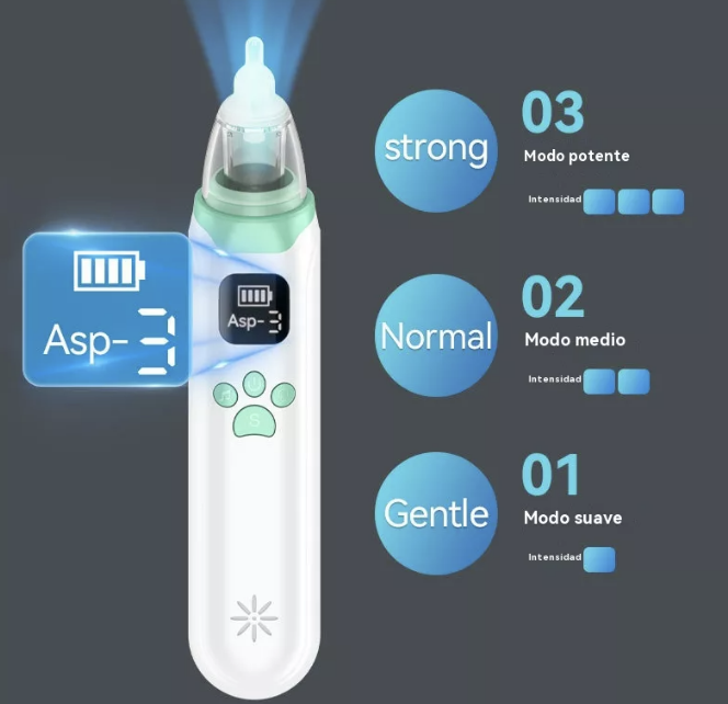 ASPIRADOR NASAL ELECTRICO, GENÉRICO PARA BEBÉS - 4