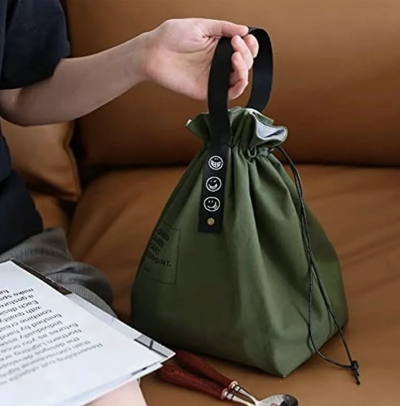 Bolsa De Almuerzo Aislada Con Cordón - 4
