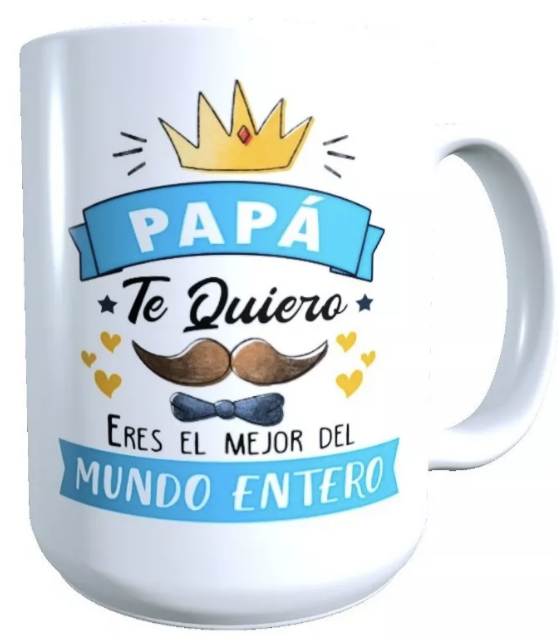 TAZA TAZON GRANDE 15OZ PERSONALIZADA CON FOTO, DIA DEL PADRE - 1
