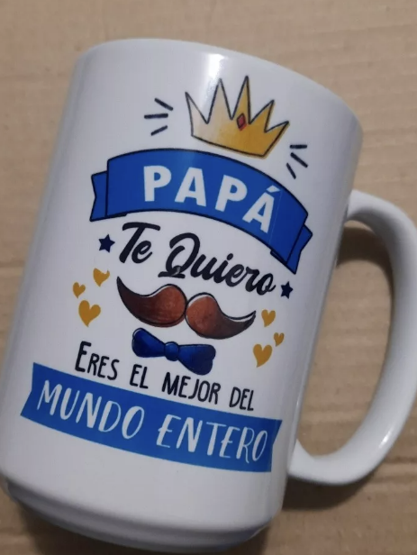 TAZA TAZON GRANDE 15OZ PERSONALIZADA CON FOTO, DIA DEL PADRE - 3
