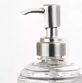 DISPENSADOR JABÓN LÍQUIDO MANOS VIDRIO BAÑO - 4