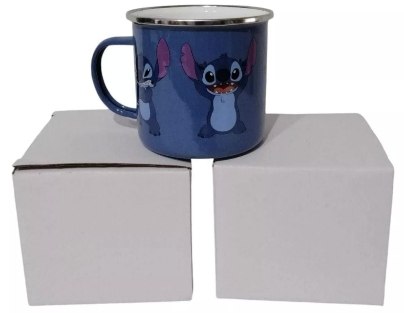 TAZÓN METÁLICO ENLOZADO 460ML DISNEY STITCH - 3