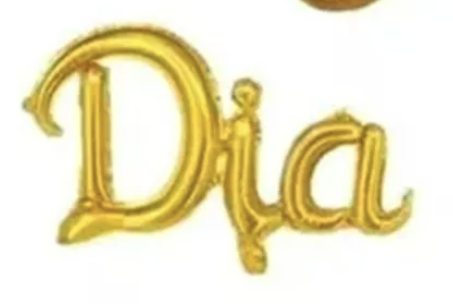 GLOBOS METALIZADOS LETRAS CELEBRACIÓN DIA DE LA MADRE MAMA DORADO - 2