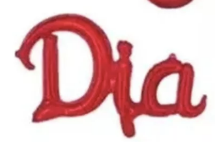 GLOBOS METALIZADOS LETRAS CELEBRACIÓN DIA DE LA MADRE MAMA ROJO - 3