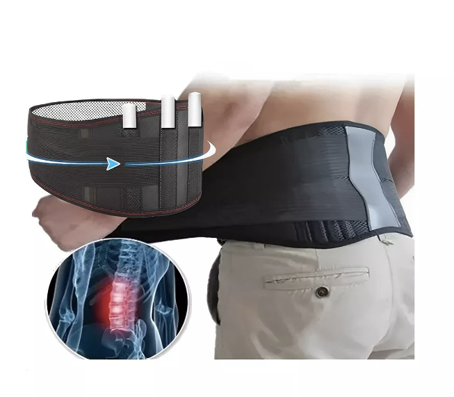 FAJA LUMBAR ALIVIA DOLOR DE ESPALDA(CON PLACA DE ACERO) XL - 1