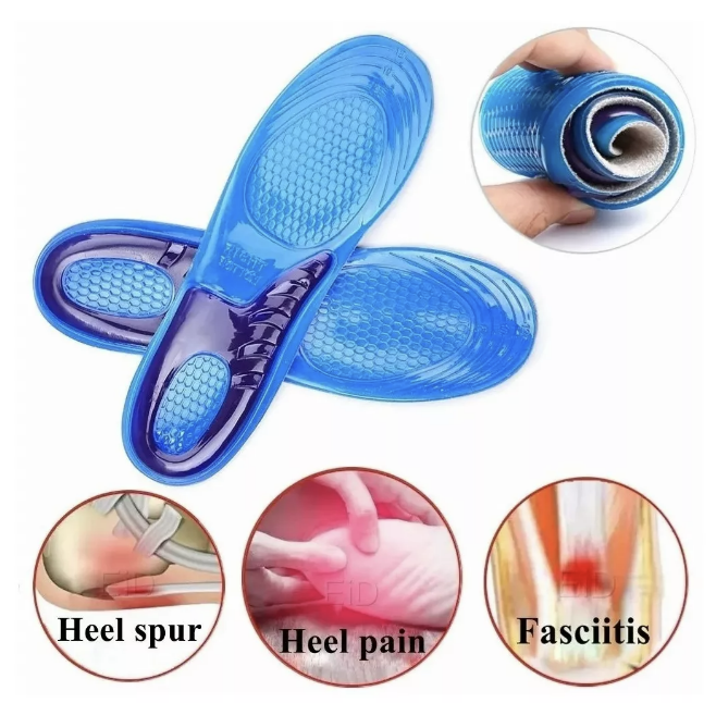 PLANTILLA DE GEL ORTOPEDIA ANTI FATIGA DEPORTE 2 PARES - 4