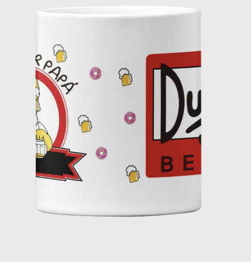 TAZÓN TAZA DIA DEL PADRE - EL MEJOR PAPA HOMERO DUFF - 3