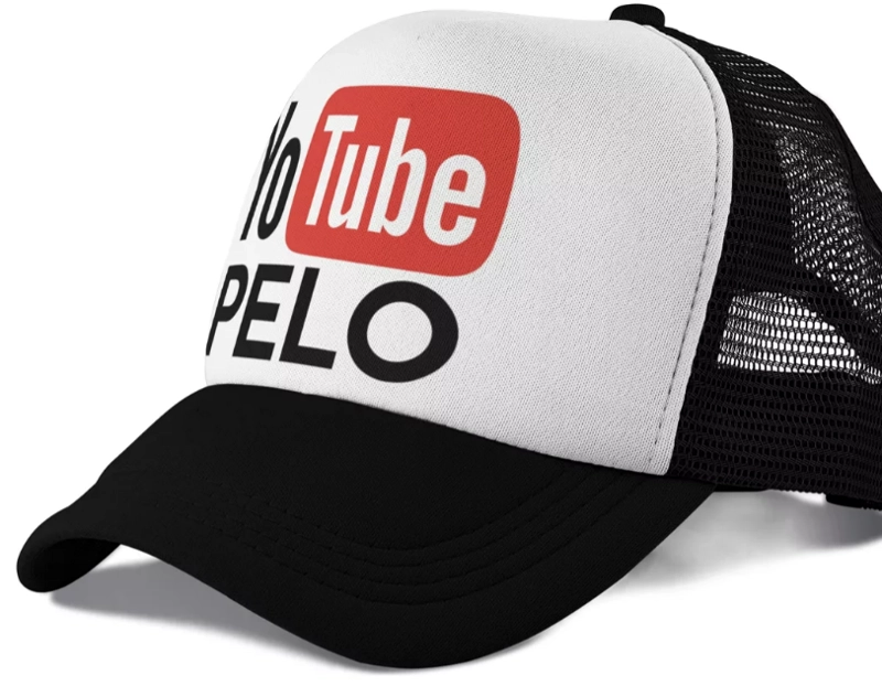 GORRO NEGRO JOCKEY YO TUBE PELO FRASES Y MEMES - 3