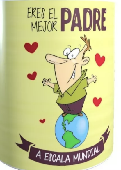 TAZA TAZÓN DÍA DEL PAPÁ, MEJOR PADRE A ESCALA MUNDIAL - 4