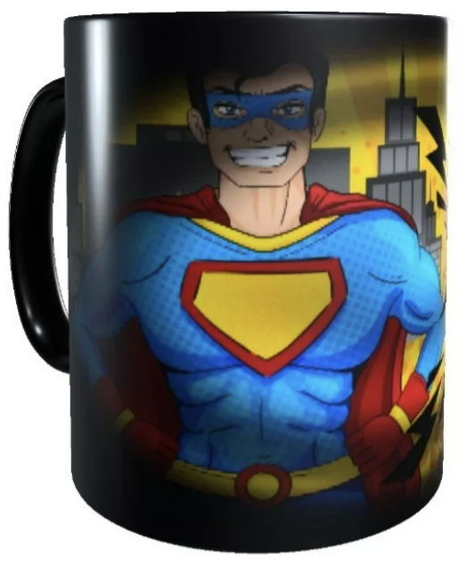 TAZA TAZON MÁGICO, PAPÁ MI HEROE FAVORITO, REGALO DIA PADRE - 1