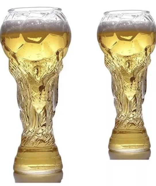 VASO COPA CERVECERO EN FORMA DE TROFEO DIA DEL PADRE 400ML. - 1