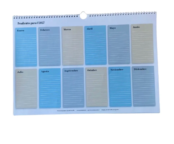 Planificador Mensual Tamaño Xl - 6