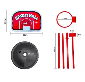 SOPORTE RIQUI BALONCESTO ALTURA AJUSTABLE NIÑOS + BALÓN + INFLADOR - 4