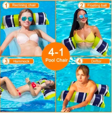 FLOTADOR RIQUI SILLA HAMACA INFLABLE - 5