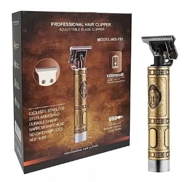 KIT MAQUINA PARA AFEITAR CORTAR BARBA - 1