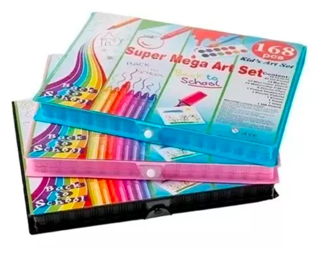SET RIQUI MEGA ARTE MALETA 168 PIEZAS - 3