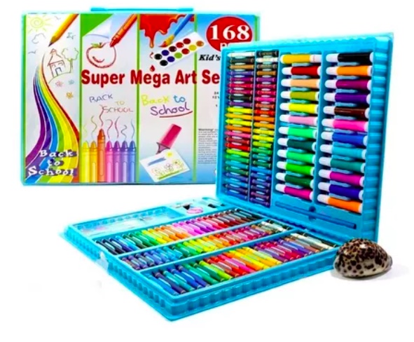 SET RIQUI MEGA ARTE MALETA 168 PIEZAS - 4