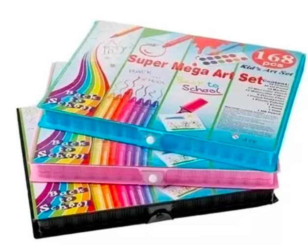 SET RIQUI MEGA ARTE MALETA 168 PIEZAS - 5