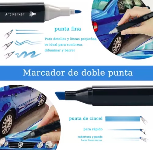 KIT RIQUI DOBLE PUNTA 80 LAPICES DE COLORES - 3