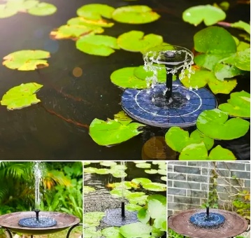 FUENTE DE AGUA SOLAR BOMBA RIEGO PISCINA - 2