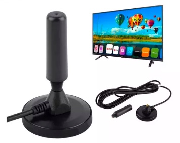 ANTENA RIQUI TV DIGITAL ABIERTA HD TVD INTERIOR/EXTERIOR IMÁN - 4