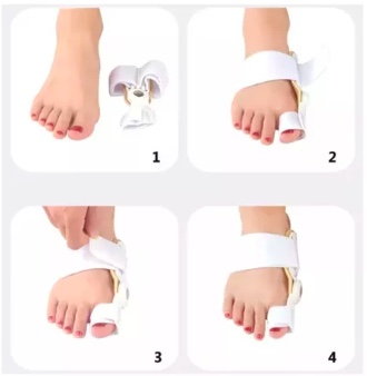 CORRECTOR JUANETES RIQUI ORTESIS HALLUX VALGUS BLANCO - 6