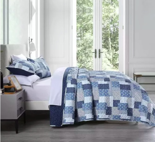 CUBRECAMA QUILT REVERSIBLE KING - 3
