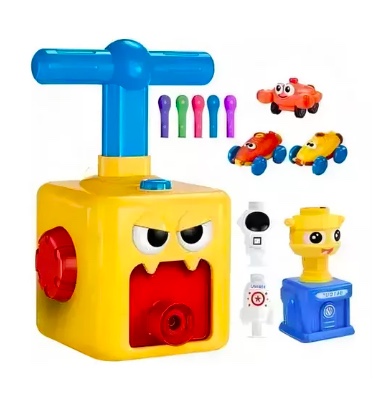BOMBÍN LANZADOR AUTO RIQUI INFLADOR GLOBO SIN BPA NIÑO PATO SY646B-12 - 4