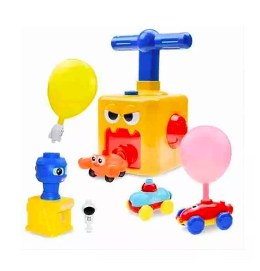 BOMBÍN LANZADOR AUTO RIQUI INFLADOR GLOBO SIN BPA NIÑO PATO SY646B-12 - 6