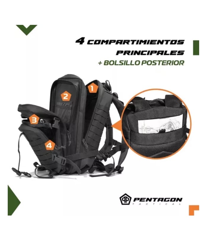 MOCHILA TACTICA MILITAR - 2