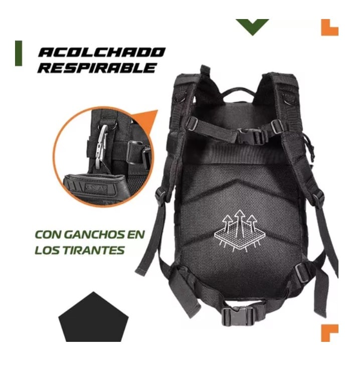 MOCHILA TACTICA MILITAR - 4
