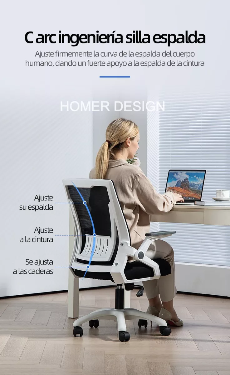SILLA DE OFICINA ESCRITORIO - 4