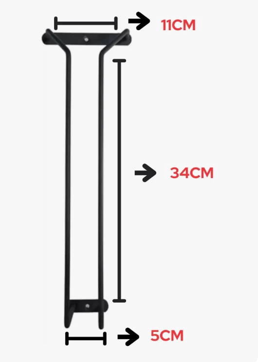 4X COPERO METÁLICO DE 30 CM ATORNILLABLE - 2