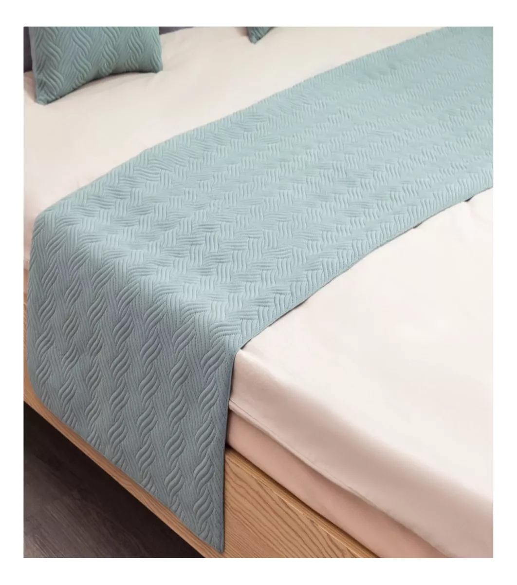 PIECERA DE CAMA PLUSH TRENZAS KING - 2