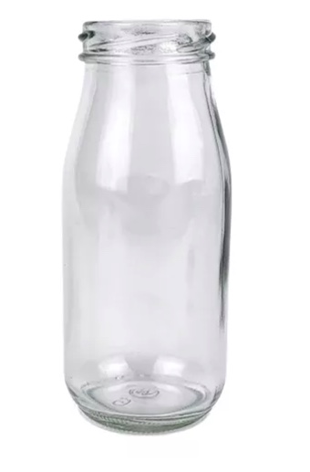 BOTELLA DE VIDRIO 250CC CON TAPA INCLUIDA (PACK 40 UNIDADES) - 3
