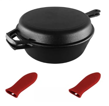 SARTENES HIERRO FUNDIDO + 2 GRIP - 1